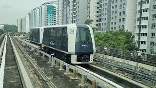 TRAIN FAULT 2-car Punggol LRT SBST C810A V25-V54