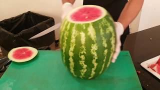 Watermelon Cutting Skills - Karpuz Kesme Becerisi - Street Food