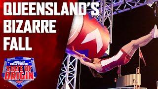 Queenslands Skye Haddys bizarre fall on the Spider Wall   Australian Ninja Warrior 2020