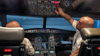 43Knots Crosswind Level D Airbus A320 Full Motion Flight Simulator Trainning