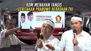 SAMBIL MENAHAN TANGIS  KDM CERITAKAN PRABOWO BEBASKAN WILFRIDA TKI ASAL NTT DARI TIANG G4NTUNGAN