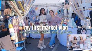 i made over $500 at my first market  crochet market vlog  what i made what sold & my experience