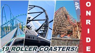 ENERGYLANDIA - All roller coasters 2024 ONRIDE  4K POV  UHD 60FPS  #GoProHero12