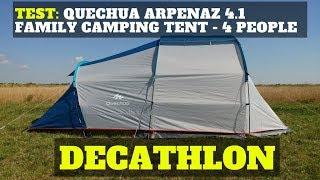 Test of QUECHUA ARPENAZ FAMILY 4.1 camping tent - 4 people - DECATHLON