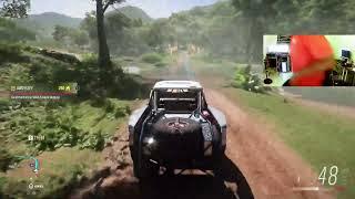 Lets play forza horizon 5 game driving a blue super jeep in the forest part 2