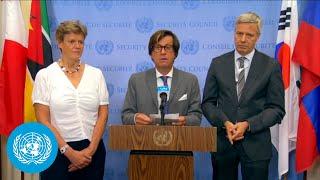 France Germany & UK on Iran Nuclear Deal  Media Stakeout  United Nations