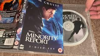 Nostalgamer 4K Unboxing Minority Report 2 Disc Set On DVD UK PAL Version Region 2