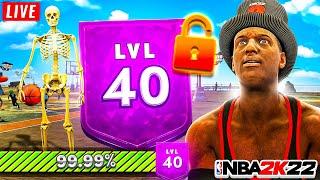  HITTING LEVEL 40 IN SEASON 2 & UNLOCKING SKELETON MASCOT + FIRST GAMEPLAY FULL-STREAM NBA 2K22