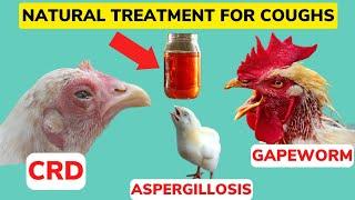 NATURAL ORGANIC TREAT For ALL COUGHS & Respiratory Illnesses IN CHICKEN. CRD.Aspergillosis.GapeWorm.