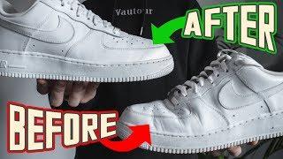 How To PERFECTLY Get Creases Out Of Air Force 1s wBonus Tips