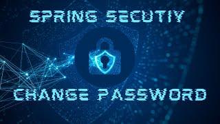 Spring security  Change password