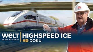Der ICE der Deutschen Bahn - Highspeed auf Schienen  HD Doku