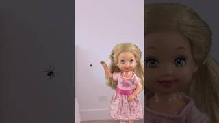 Don’t be scared of spiders ️#shorts #spider #barbie