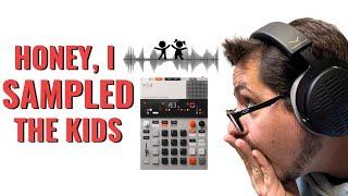 Using my Kids Voices as Samples EP-133 Tricks and Tips Teenage Engineering KO II