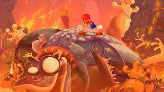 Rayman Legends - Part 5 Dungeon Chase Breathing Fire & Castle Rock