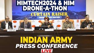 Indian Army PC LIVE Curtain Raiser of HIM DRONE-A-THON Defence Technology New Delhi  India