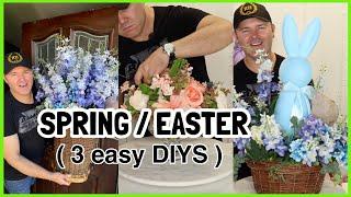 3 Spring Easter NEW DIYS   How To Make Elegant Spring DIYS  Ramon At Home