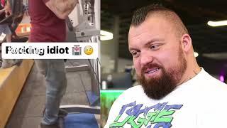 HORRENDOUS GYM FAILS  Eddie Hall