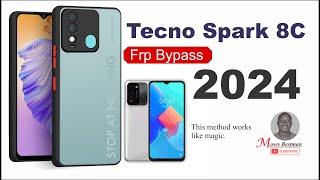 Tecno Spark 8C Frp Bypass 2024