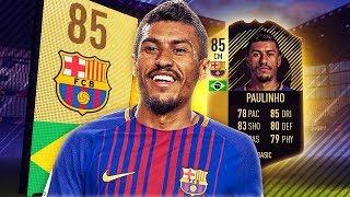 IF 85 PAULINHO PLAYER REVIEW THE BEST FUT CHAMPIONS MIDFIELDER FIFA 18 ULTIMATE TEAM