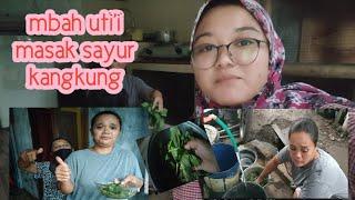 Masak kangkung enak bareng mbah uti  masakane wong deso