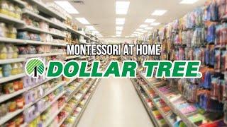 MONTESSORI AT HOME Dollar Tree   dollar store Montessori materials + activities