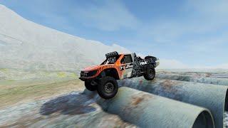 The SP Dunekicker Suspension & Stress Testing - BeamNg.Drive