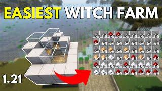 BEST WITCH FARM for Minecraft Bedrock 1.21+