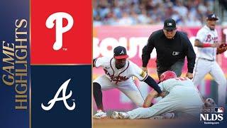 Phillies vs. Braves Game 1 Highlights 10723  MLB Highlights