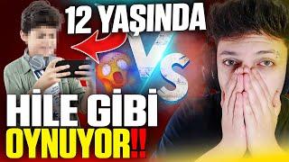 12 YAŞINDA E-SPORCU İLE VS ATTIM  HİLE GİBİ FULL HS ATIYOR  PUBG Mobile