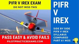 CASA PIFR v IREX CIR Syllabus Side by Side For CASA Pilot Exams Learn To Fly &  Flight Training