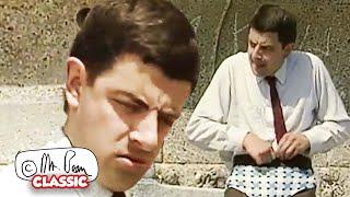 Changing At The Beach THE BEAN WAY  Mr Bean Funny Clips  Classic Mr Bean