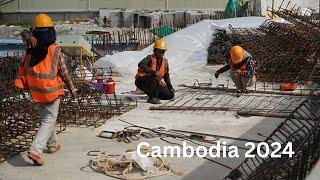 Cambodias Infrastructure Projects for 2024 Set for Completion 2025. Flyover Morodok Techo #travel