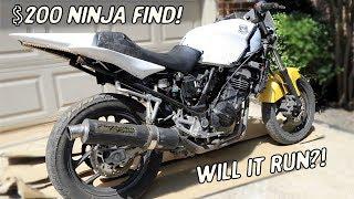 $200 Kawasaki Ninja 250 Find Will it Run??