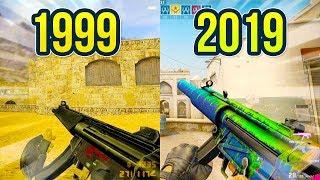 Evolution of the MP5 in Counter Strike 1999 - 2019