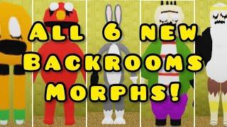How To Get ALL 6 NEW BACKROOMS MORPHS In “Backrooms Morphs”  Roblox #roblox #backrooms