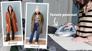 Winter Outfit Ideas & Block-fusing Fabric for a Pea Coat  Winter Wardrobe Sewing Ep 2