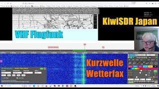 Umzugspause ► KiwiSDR Japan ► VHF Flugfunk ► Kurzwelle Wetterfax