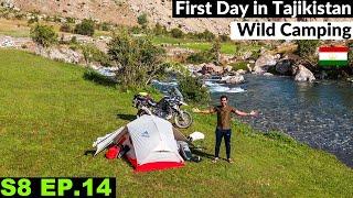 Never EXPECTED to See this all on First Day in Tajikistan   S8 EP.14 Pakistan to Japan Motorcycle