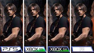 Resident Evil 4 Remake  Xbox Series SX - PS5 - PC  Final Graphics Comparison  Analista De Bits