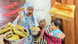 Challenge borong roti bakar pakai baskom  Dapat aneka rasa yummy  Penuh sampai gak muat