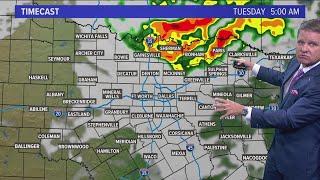 DFW Weather  More thunderstorms coming before a break in the 14 day forecast