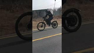 This guy is faster than he looks. superbike feeling ebike