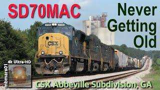 8R4k SD70MAC - Never Getting Old CSX Abbeville Subdivision GA 0630-07272022