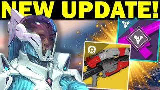 Destiny 2 will Never be the same after This Update...