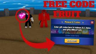 ROBLOX BLOX FRUIT CODES FREE FRUIT ALL WORKING