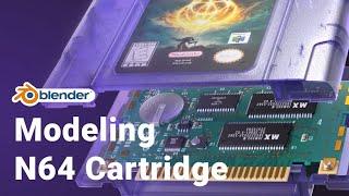 Modeling N64 Video Game Cartridge Timelapse