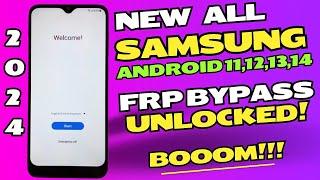 Finally New All Samsung FRP Bypass 2024GOOGLE ACCOUNT UNLOCK - Android 11121314 Without PC