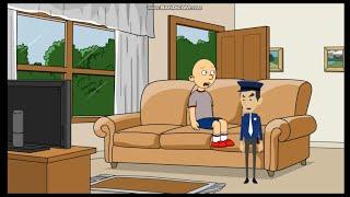 Classic Caillou buys an illegal DirecTV cable boxArrestedGrounded