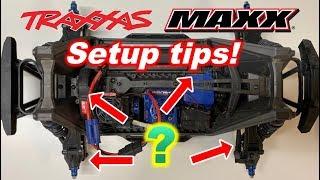 Traxxas Maxx Setup tips How to get it to drive GOOD #razortuned